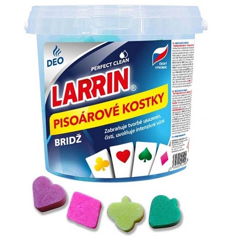 Larrin pisoárové kostky BRIDZ 1kg - Drogerie Koupelna a WC Pissoar